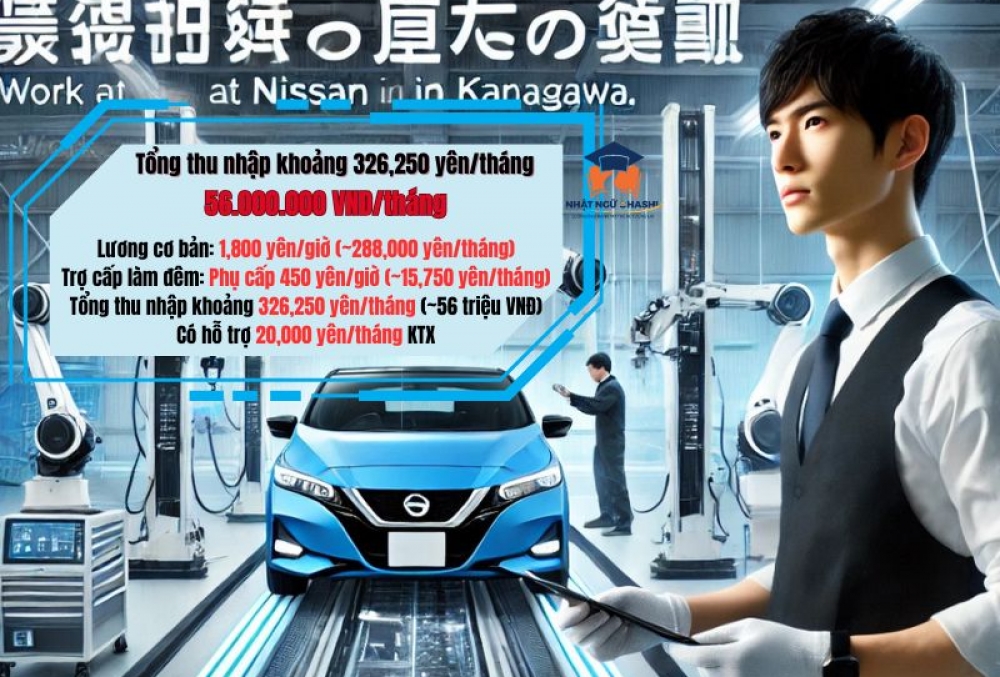 Tuyển kỹ sư ô tô đi nhật, lương cao, cơ hội phát triển sự nghiệp tại nissan Nhật Bản style=