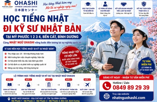 Học Tiếng Nhật Đi Kỹ Sư Nhật Bản Tại Mỹ Phước 1 2 3 4, Bến Cát, Bình Dương style=