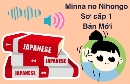 Minna no Nihongo Sơ cấp 1 Bản Mới: Tổng hợp 25 bài File nghe, Từ vựng, Ngữ pháp, Đọc hiểu tiếng Nhật style=