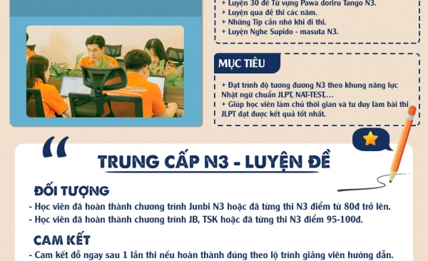 Online N3 - Luyện đề style=