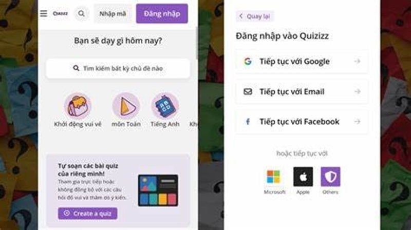 Cách tạo flashcard trên Quizizz