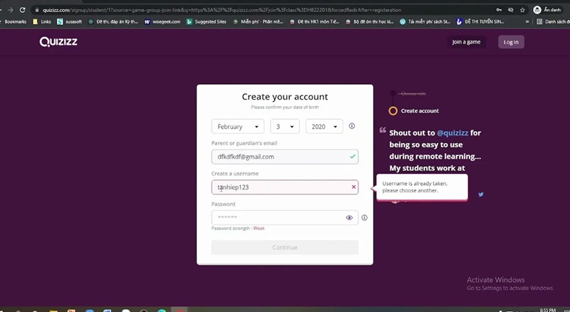 Cách tạo flashcard trên Quizizz