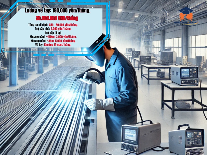 đơn hàng ngành hàn kỹ năng đặc định tokutei
