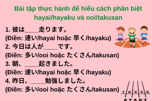 cach-phan-biet-hayai-hayaku-va-ooi-takusan