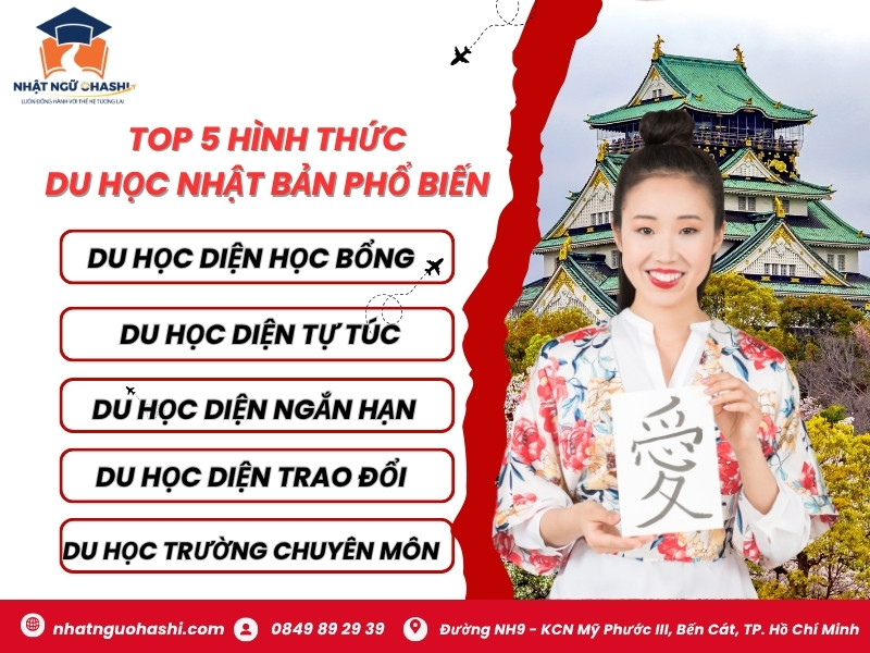 các Hình Thức Du Học Nhật Bản Phổ Biến Nhất Hiện Nay
