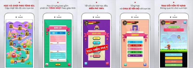 Game Bucha học tiếng Nhật