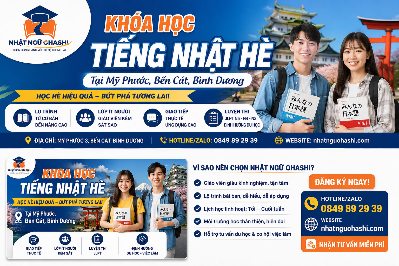 Khóa Học Tiếng Nhật Hè tại Chánh Phú Hòa, Bến Cát, Bình Dương
