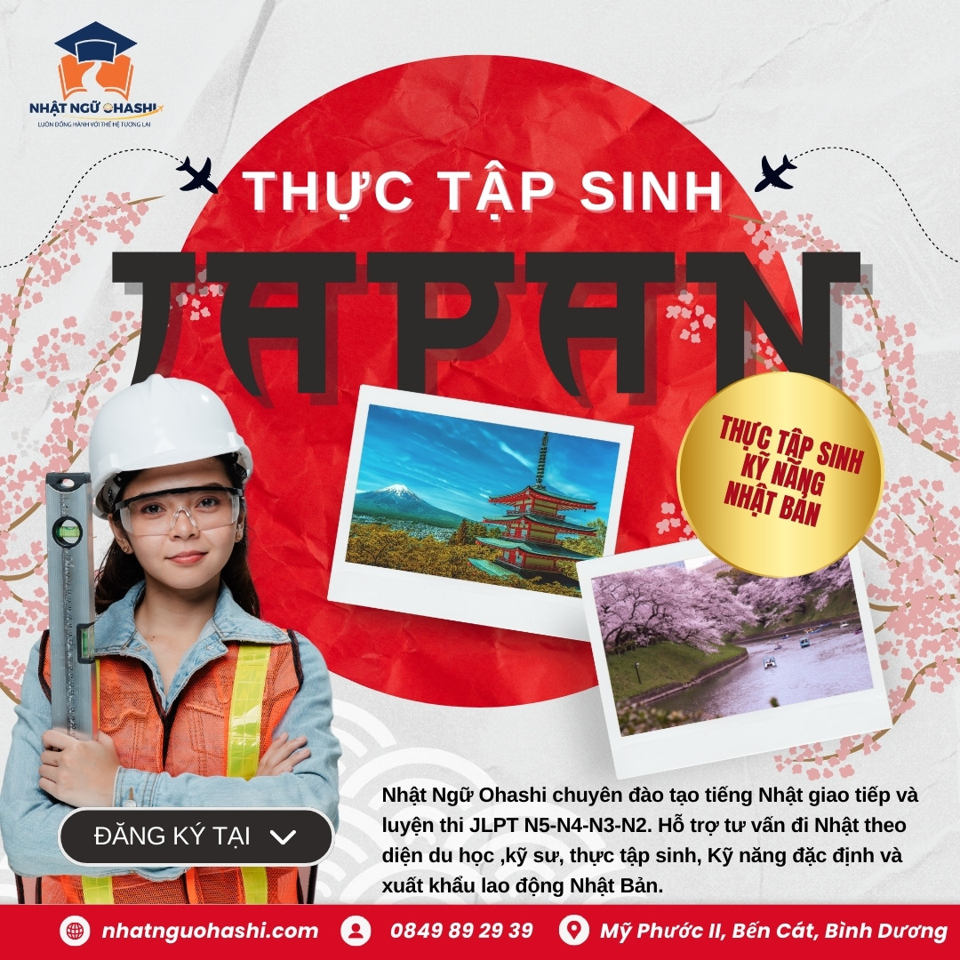 thực tập sinh kỹ năng Nhật Bản